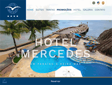 Tablet Screenshot of hotelmercedes.com.br